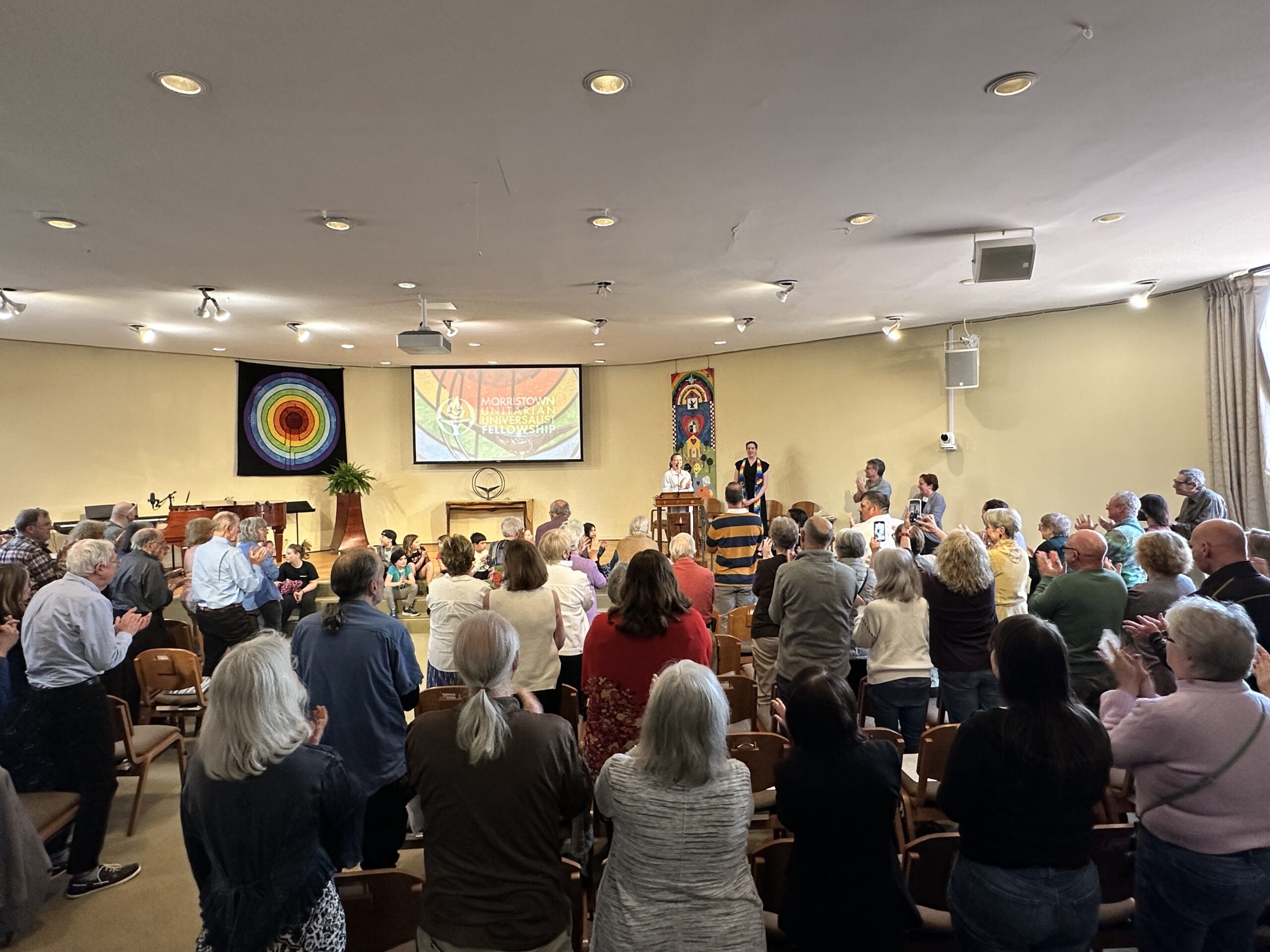 Standing ovation as Rev. Sasha accepts