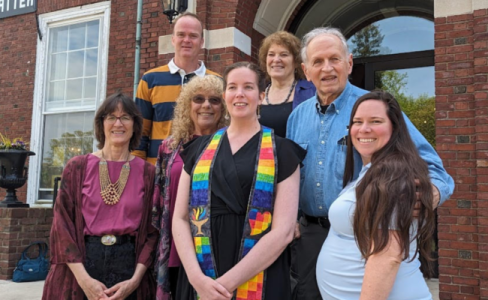 Rev. Sasha Ostrom and the Ministerial Search Committee